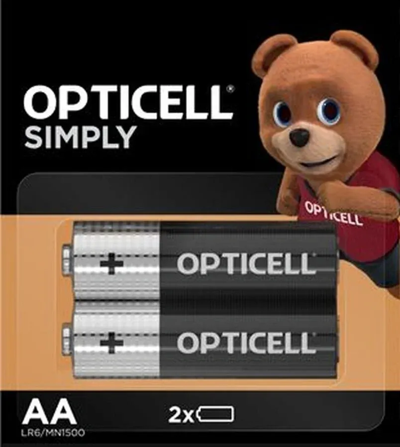 Батарея Opticell Simply AA отрывной блистер AA 2шт блистер - фото 1
