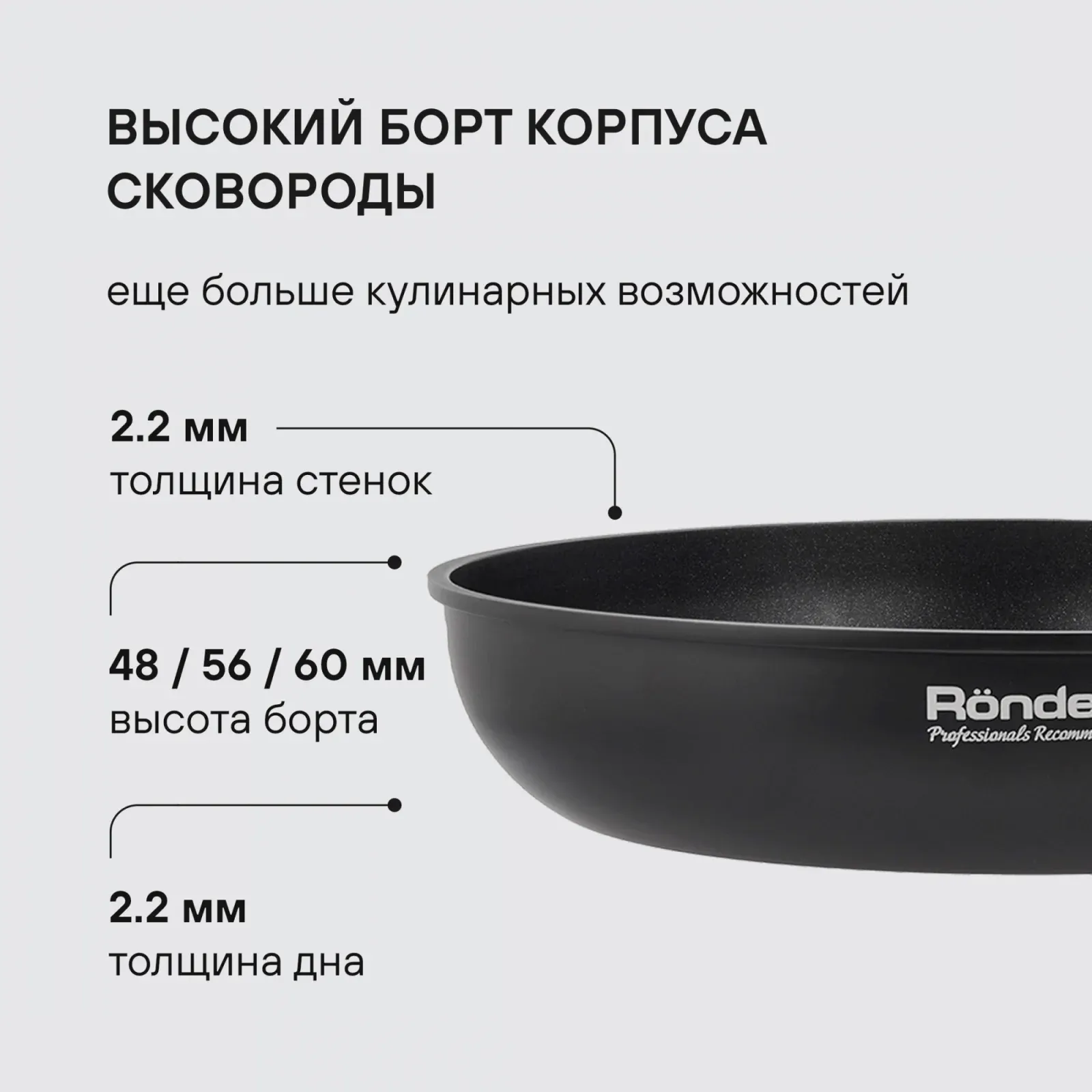 Набор сковород Rondell Aster RDA-1835 4 предмета - фото 8