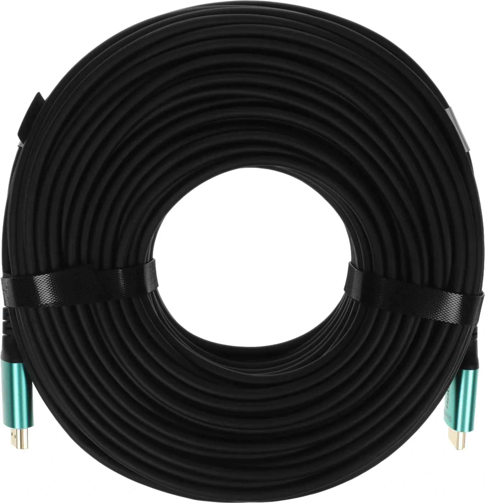 Кабель аудио-видео Cactus CS-HDMI-AOC-2.1-50 HDMI m/HDMI m 50м. позолоч.конт. черный - фото 4