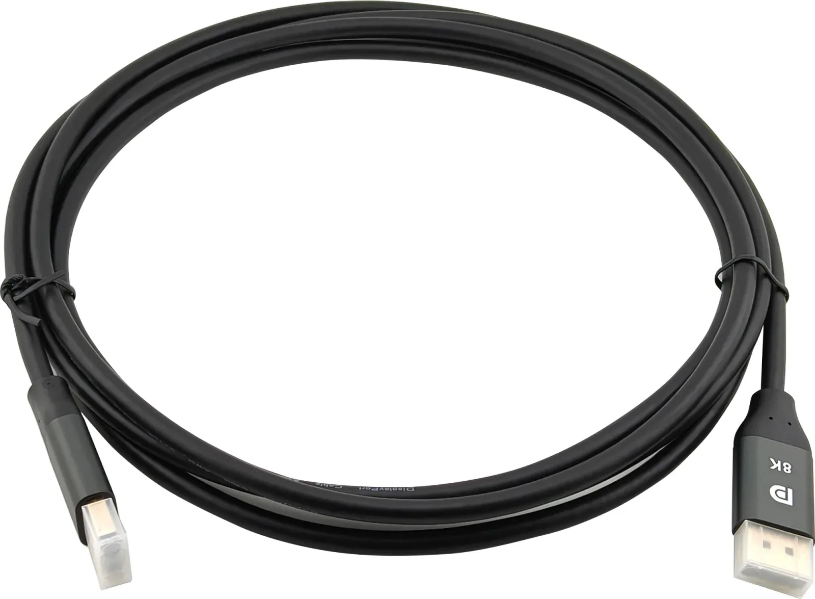 Кабель аудио-видео Cactus CS-DP-DP-1.4-3 DisplayPort m/DisplayPort m 3м. позолоч.конт. черный - фото 3