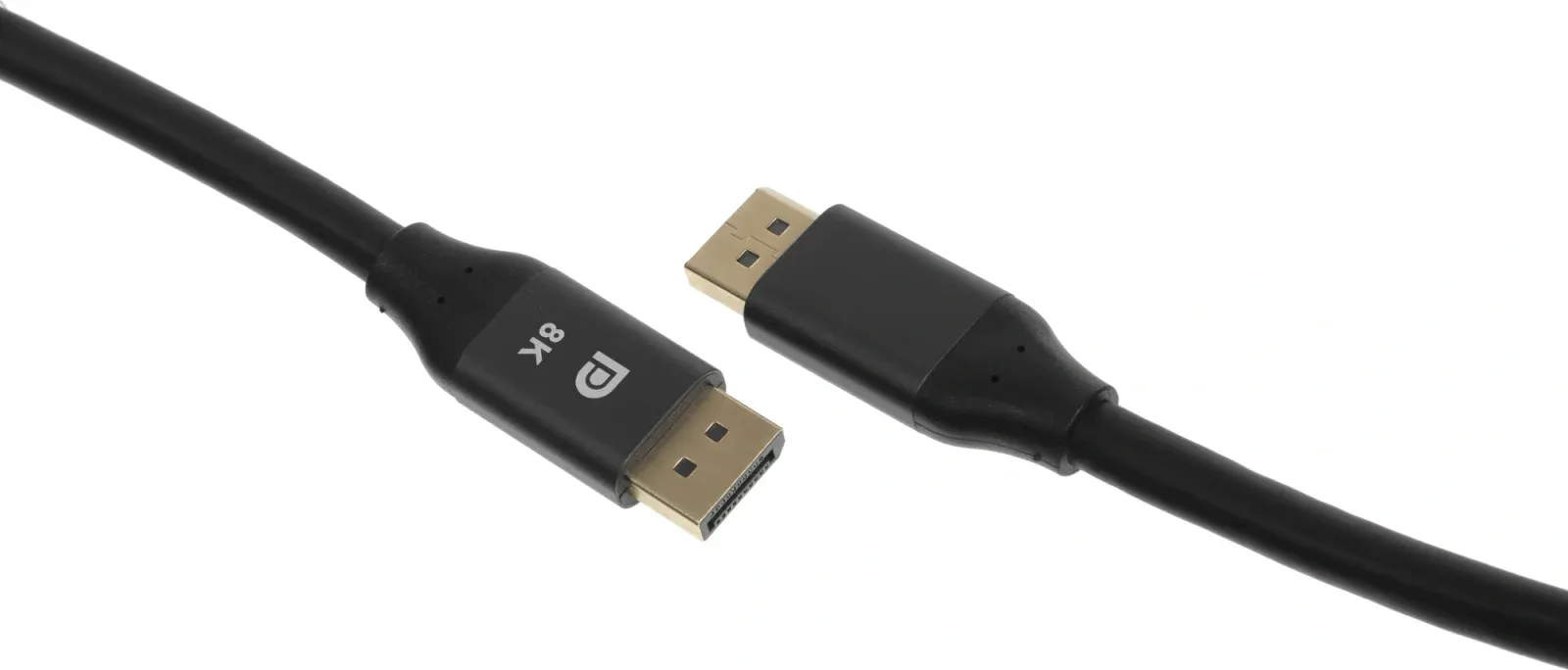 Кабель аудио-видео Cactus CS-DP-DP-1.4-10 DisplayPort m/DisplayPort m 10м. позолоч.конт. черный - фото 2