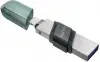 Флеш Диск Sandisk 64GB iXpand SDIX90N-064G-GN6NK USB3.1 зеленый/серебристый, 64 ГБ - фото 6