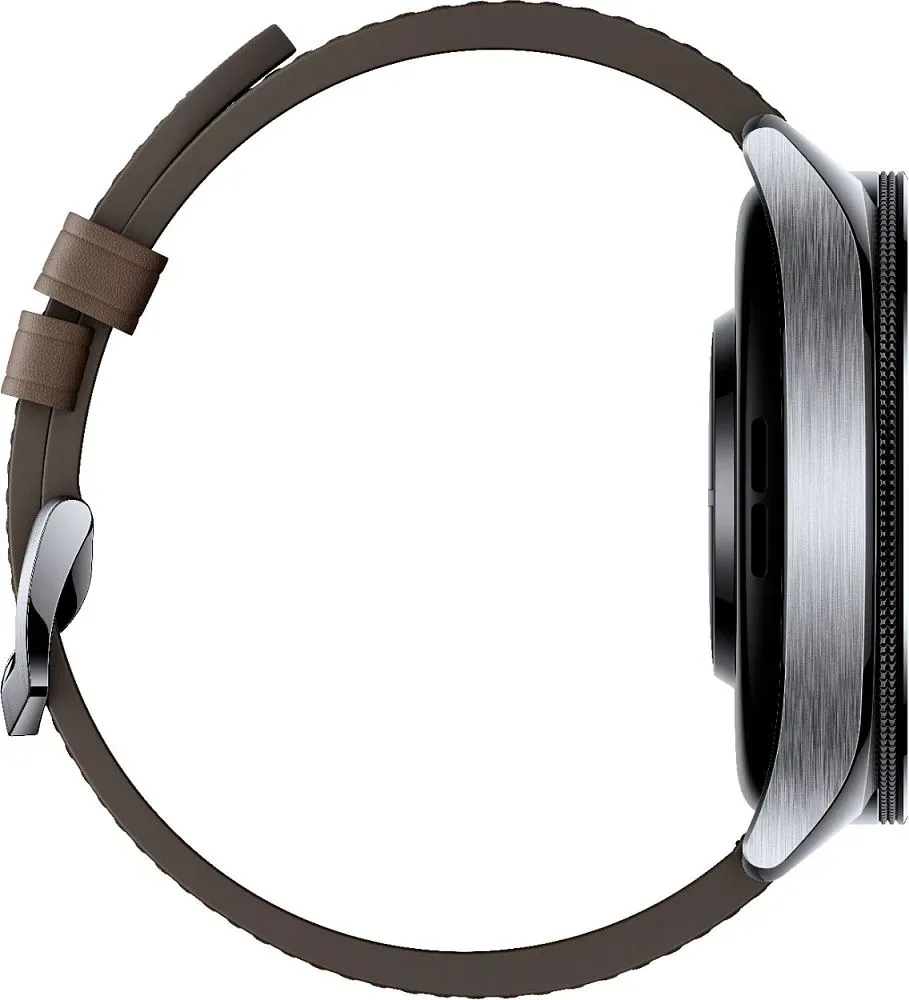 Смарт-часы Xiaomi Watch 2 Pro 46мм 1.43 AMOLED корп.серебристый рем.коричневый разм.брасл.:135-205мм BHR7210GL - фото 3