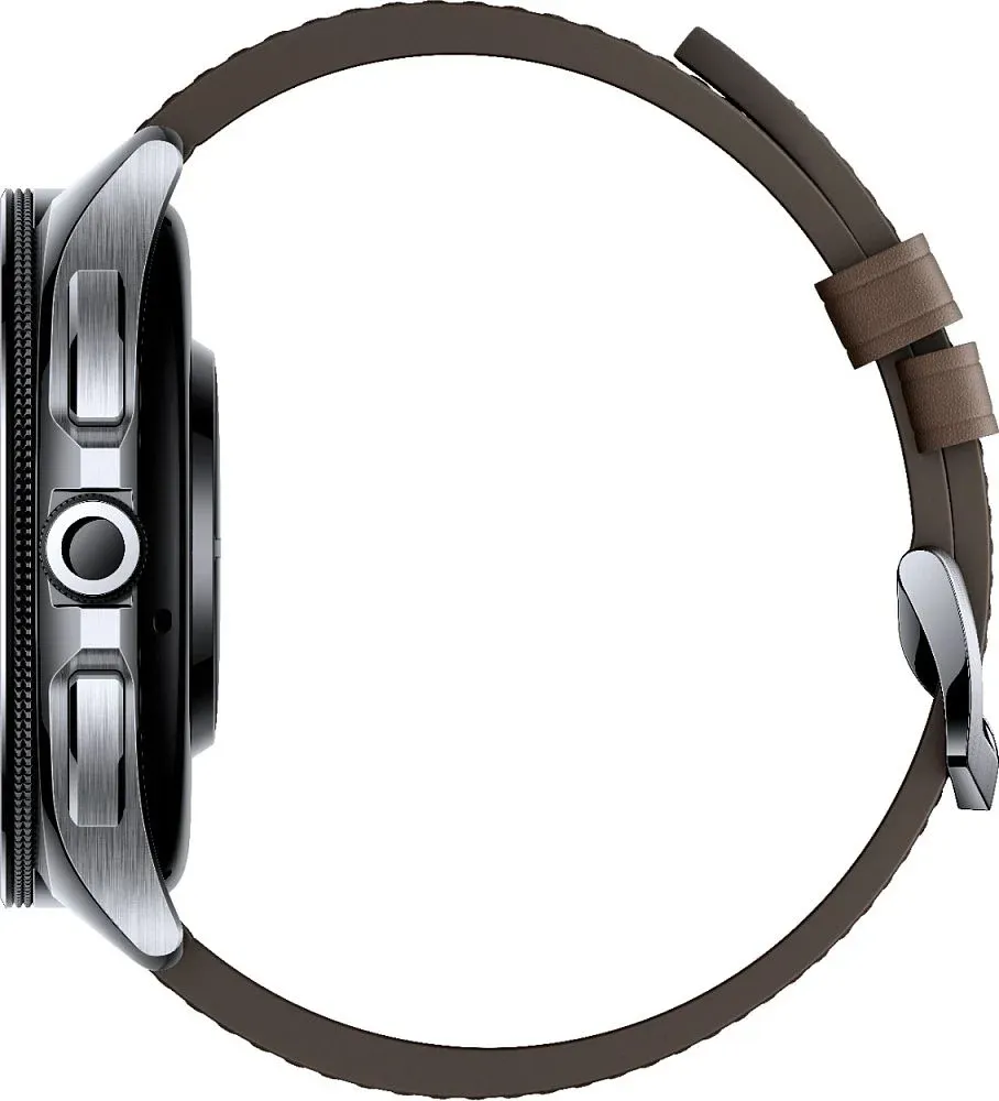 Смарт-часы Xiaomi Watch 2 Pro 46мм 1.43 AMOLED корп.серебристый рем.коричневый разм.брасл.:135-205мм BHR7210GL - фото 4