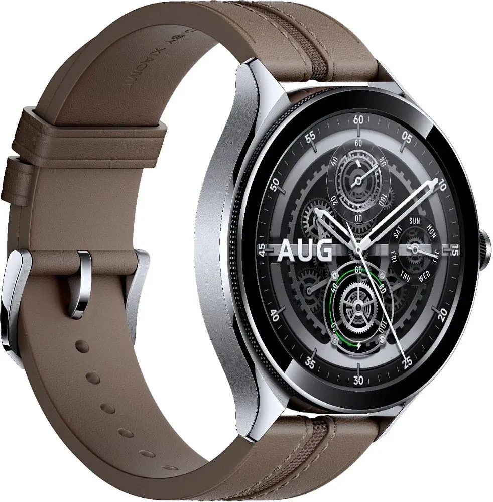 Смарт-часы Xiaomi Watch 2 Pro 46мм 1.43 AMOLED корп.серебристый рем.коричневый разм.брасл.:135-205мм BHR7210GL - фото 5