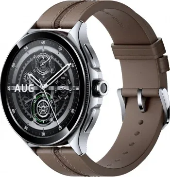 Смарт-часы Xiaomi Watch 2 Pro 46мм 1.43 AMOLED корп.серебристый рем.коричневый разм.брасл.:135-205мм BHR7210GL - фото 8