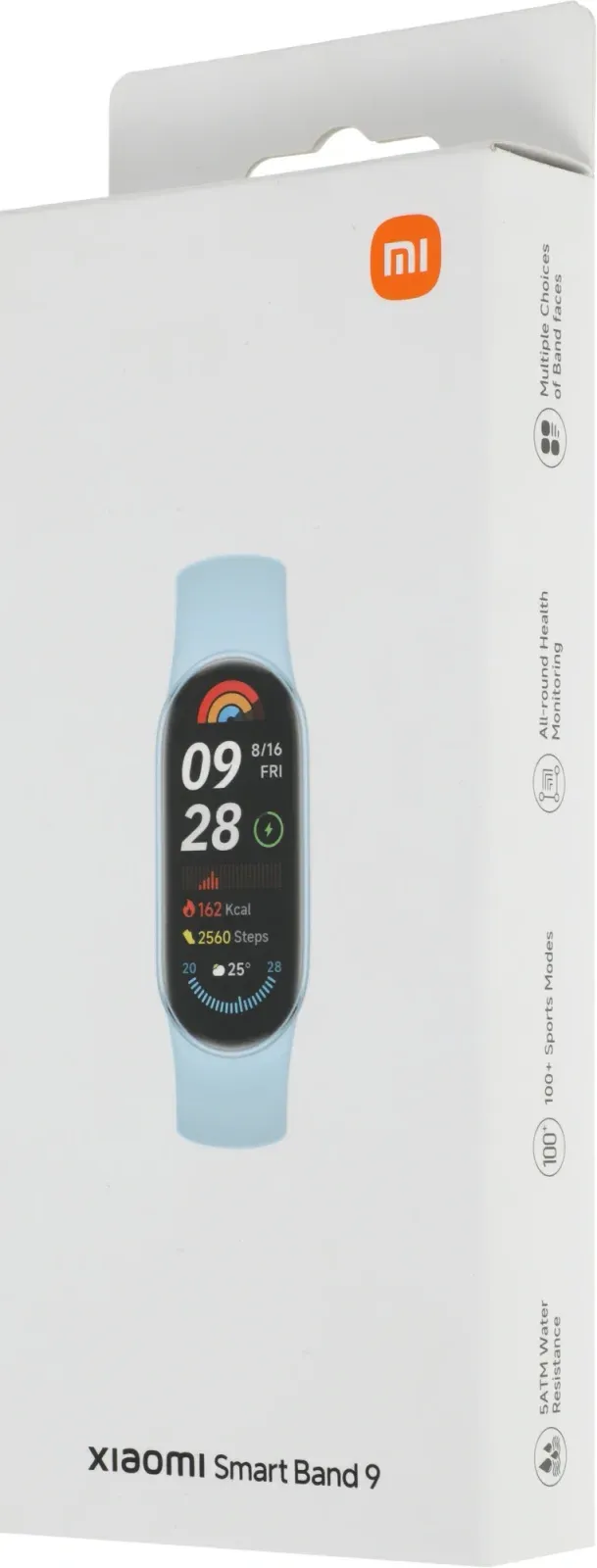 Фитнес-трекер Xiaomi Smart Band 9 AMOLED корп.:синий рем.:синий BHR8346GL - фото 5