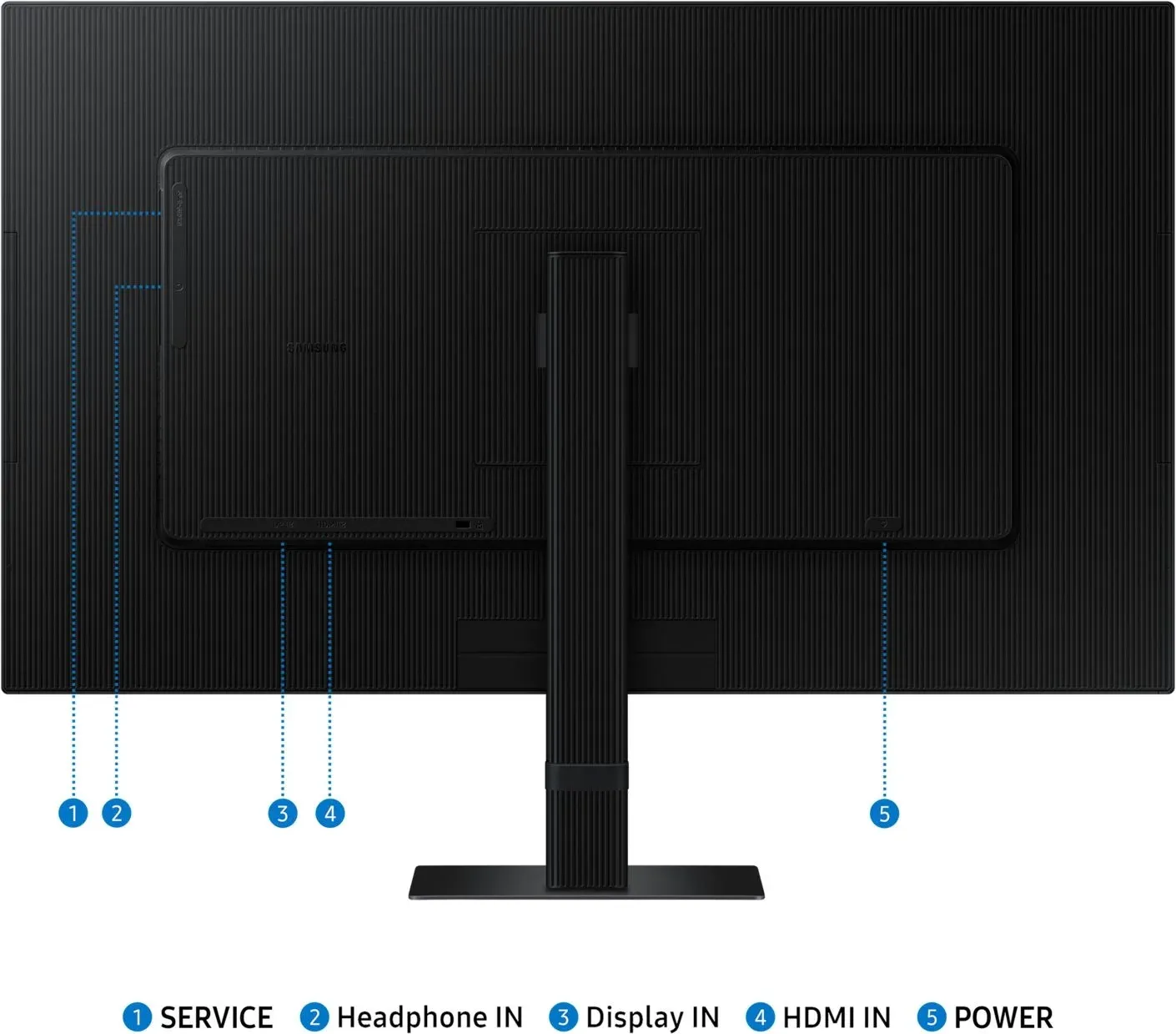Монитор Samsung 27 ViewFinity S7 S27D700EAIXCI черный IPS LED 5ms 16:9 HDMI матовая 350cd 178гр/178гр 3840x2160 60Hz DP 4K 5кг - фото 5