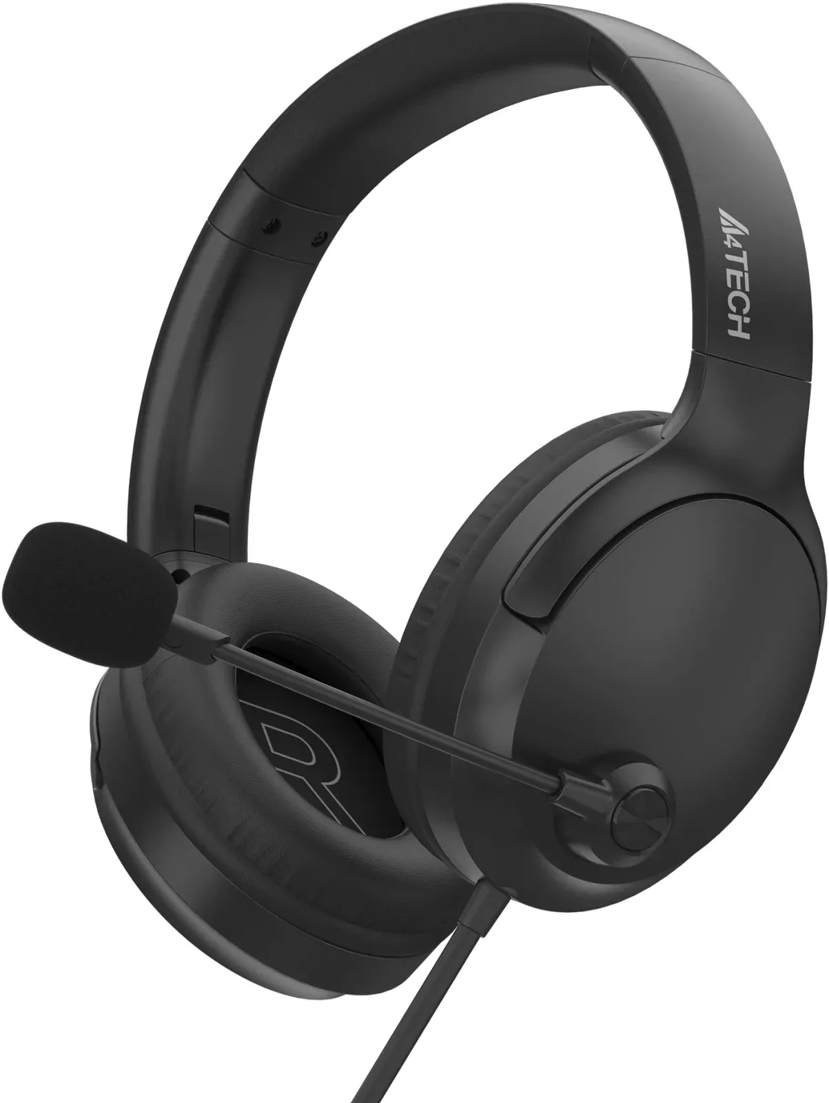 Наушники с микрофоном A4Tech Fstyler FH280U черный 2м мониторные USB оголовье - фото 3