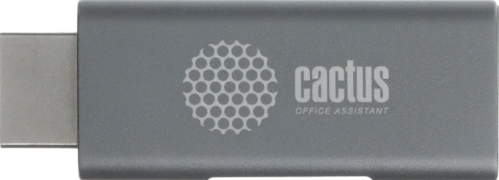 Переходник аудио-видео Cactus CS-HDMI-DP-ADR HDMI m/DisplayPort f позолоч.конт. серый - фото 8