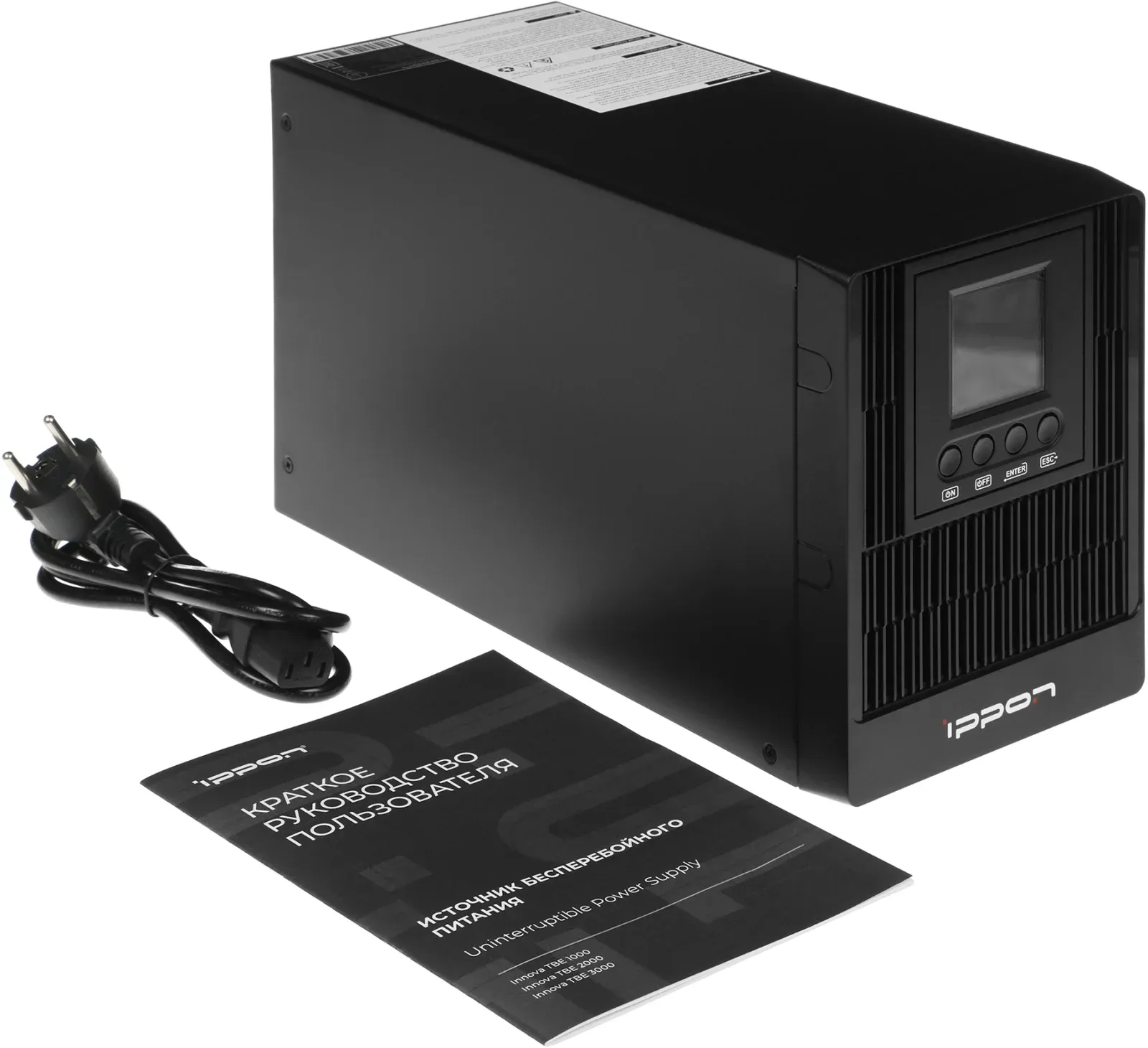 Источник бесперебойного питания Ippon Innova TBE 1000 900Вт 1000ВА черный - фото 7