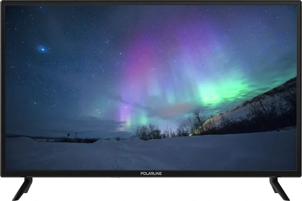 Телевизор LED PolarLine 32 32PL55TC-SM черный/серебристый HD 60Hz DVB-T DVB-T2 DVB-C USB WiFi Smart TV RUS - фото 2
