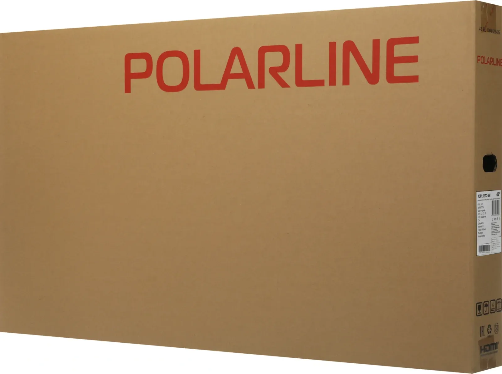 Телевизор LED PolarLine 43 43PL52TC-SM черный/серебристый FULL HD 60Hz DVB-T DVB-T2 DVB-C DVB-S2 USB WiFi Smart TV RUS - фото 6