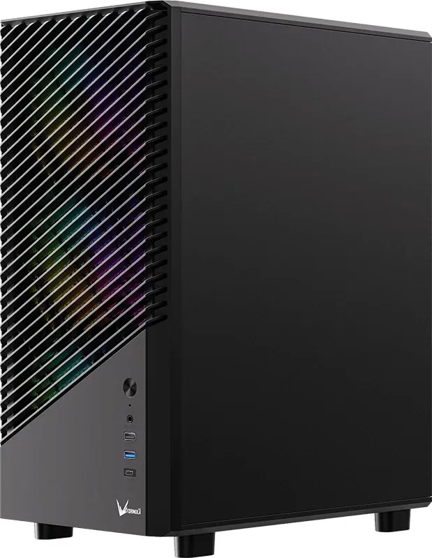 Корпус Formula Mana Geometry черный без БП ATX 4x120mm 1xUSB3.0 audio bott PSU - фото 5