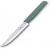 Нож кухонный Victorinox Swiss Modern 6.9006.12W43 стальной столовый для стейка лезв.120мм серрейт. заточка шалфеевый - фото 7