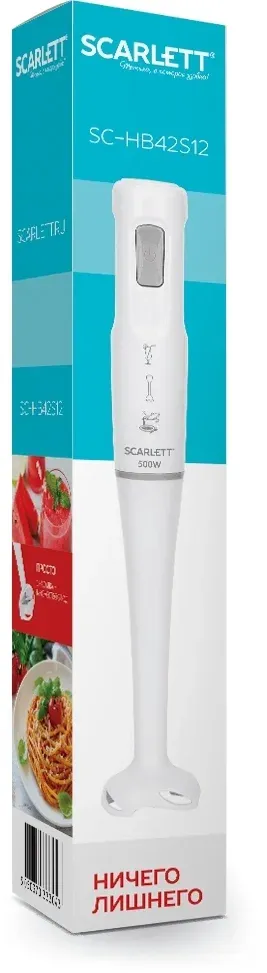 Блендеры SCARLETT SC-HB42S12 белый - фото 4