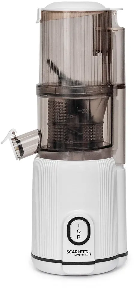 Соковыжималка шнековая Scarlett SC-JE50S63 400Вт рез.сок.:600мл. белый - фото 2