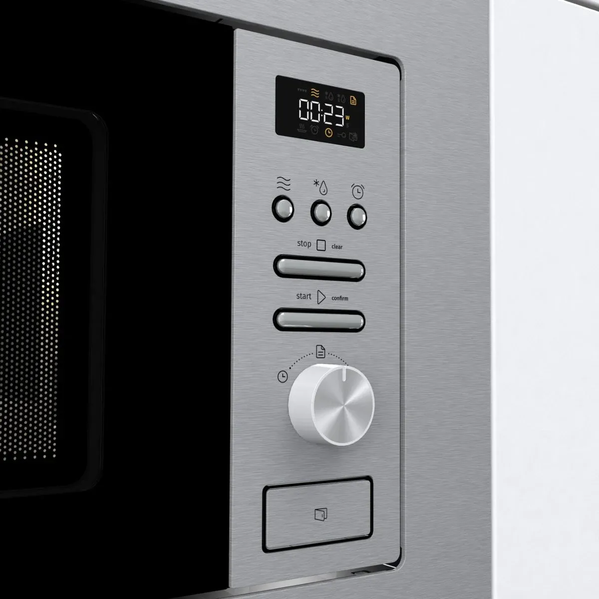 Микроволновая печь Gorenje BMI201AG1X 20л. 800Вт нержавеющая сталь/черный встраиваемая, 20 л - фото 6
