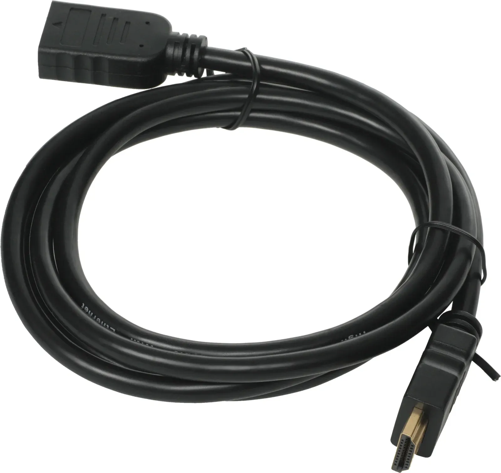 Кабель-удлинитель аудио-видео Buro HDMI m/HDMI f 1.5м. позолоч.конт. черный BU-HDMI2.0-EXTND-1.5M - фото 3