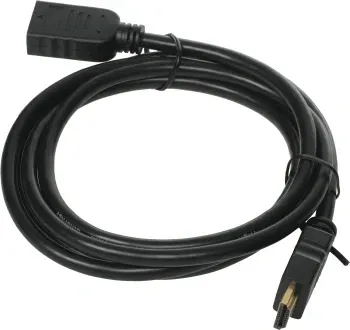 Кабель-удлинитель аудио-видео Buro HDMI m/HDMI f 1.5м. позолоч.конт. черный BU-HDMI2.0-EXTND-1.5M - фото 8
