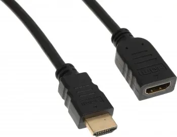 Кабель-удлинитель аудио-видео Buro HDMI m/HDMI f 3м. позолоч.конт. черный BU-HDMI2.0-EXTND-3M - фото 8