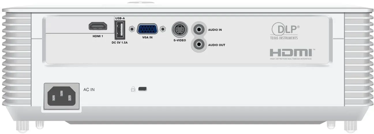Проектор Exell EXD101W DLP 3800Lm LS 1024x768 30000:1 ресурс лампы:15000часов 1xUSB typeA 1xHDMI 2.6кг, белый - фото 3