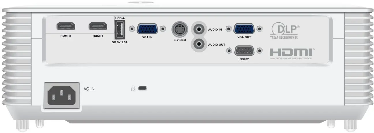 Проектор Exell EXD203STW DLP 3600Lm LS 1280x800 30000:1 ресурс лампы:15000часов 1xUSB typeA 2xHDMI 2.6кг, белый - фото 3