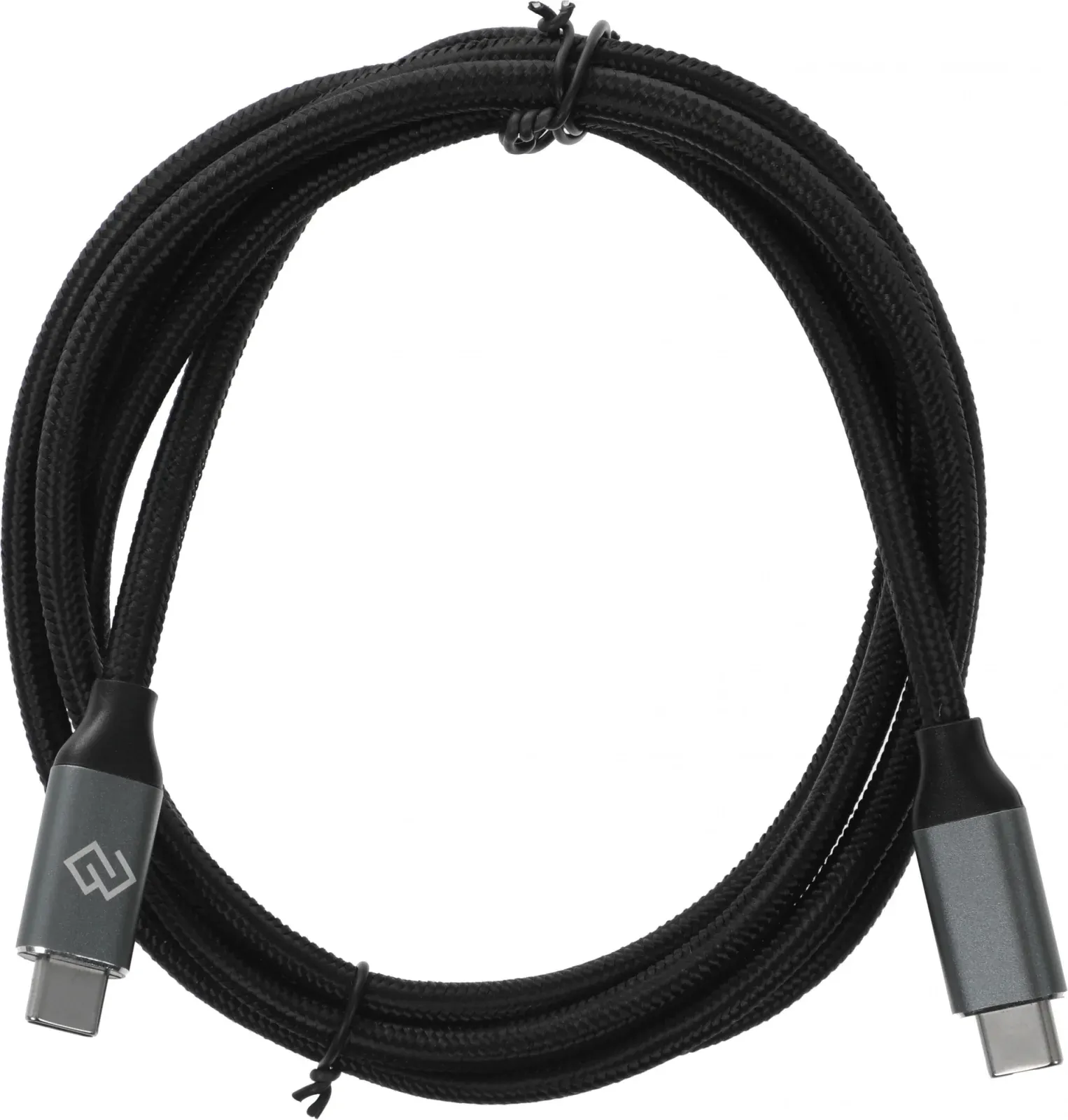 Кабель Digma D-TYPE-C-USB3.2-100W-4K-1.5M USB Type-C m-USB Type-C m 1.5м черный - фото 4
