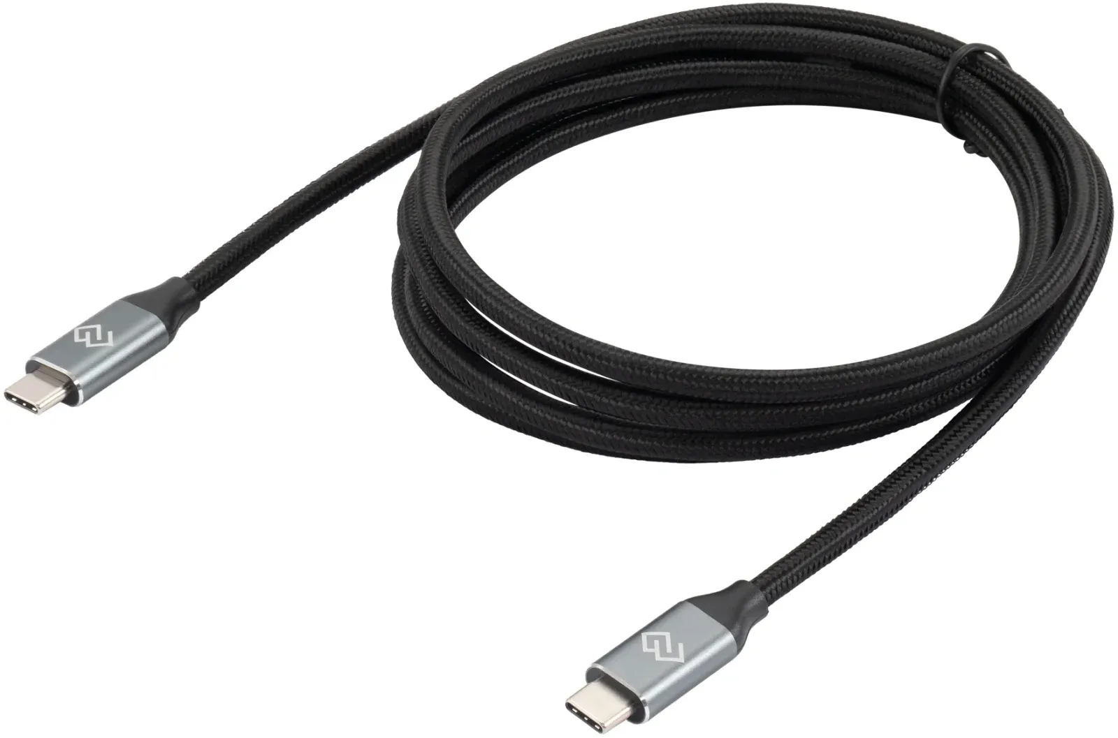 Кабель Digma D-TYPE-C-USB3.2-100W-4K-2M USB Type-C m-USB Type-C m 2м черный - фото 8