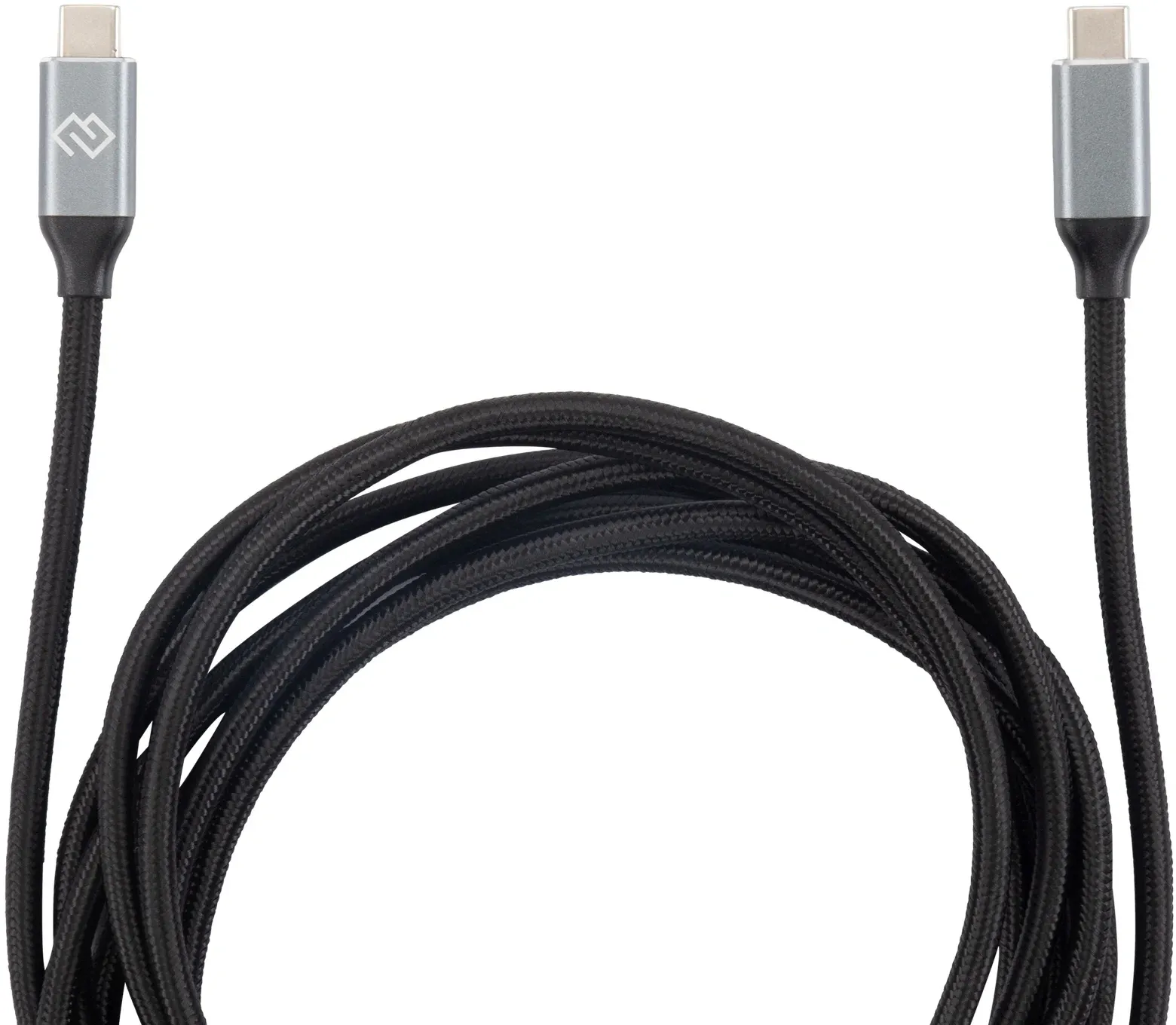 Кабель Digma D-TYPE-C-USB3.2-100W-4K-3M USB Type-C m-USB Type-C m 3м черный - фото 1