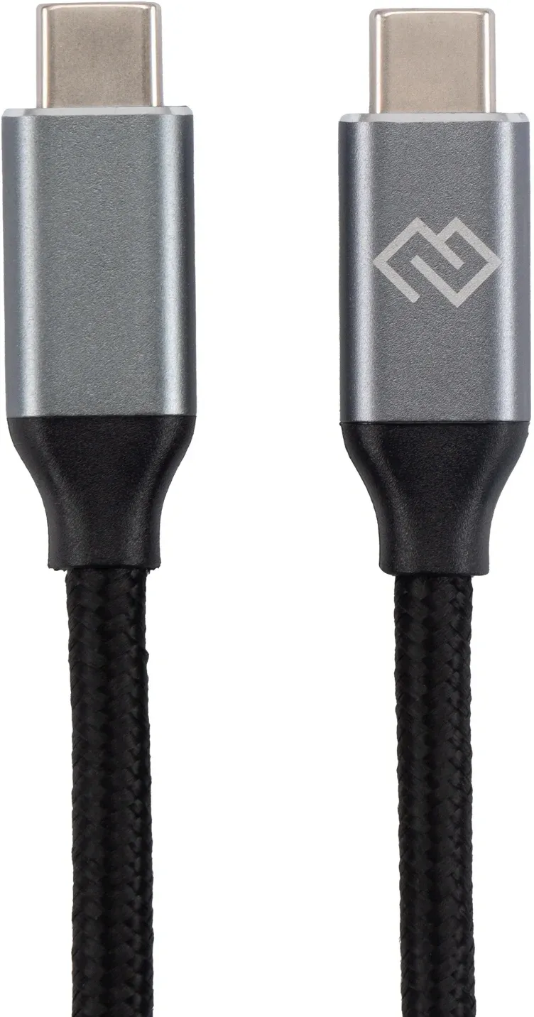 Кабель Digma D-TYPE-C-USB3.2-100W-4K-3M USB Type-C m-USB Type-C m 3м черный - фото 2