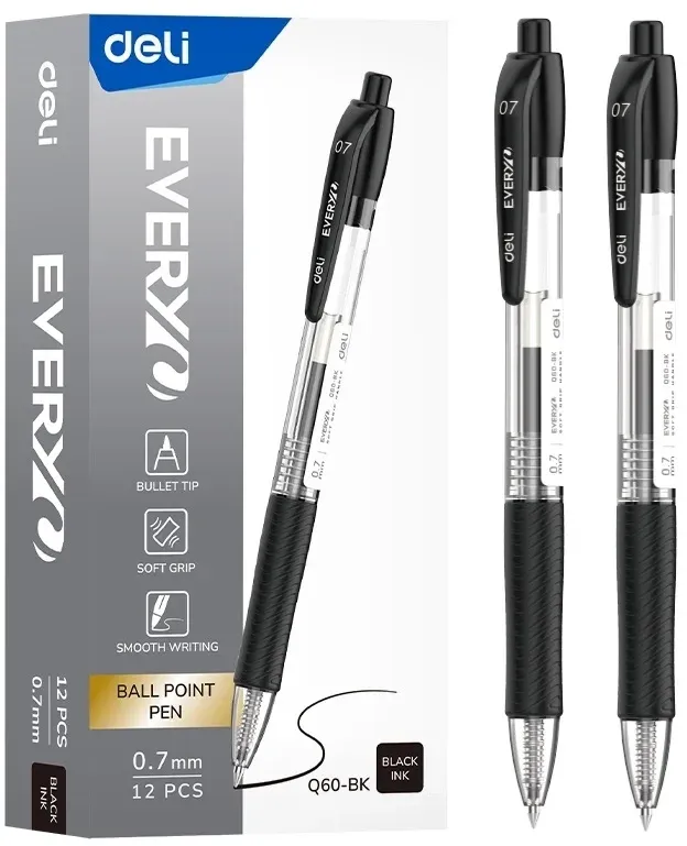 Шариковые ручки DELI EQ60-BK - фото 2