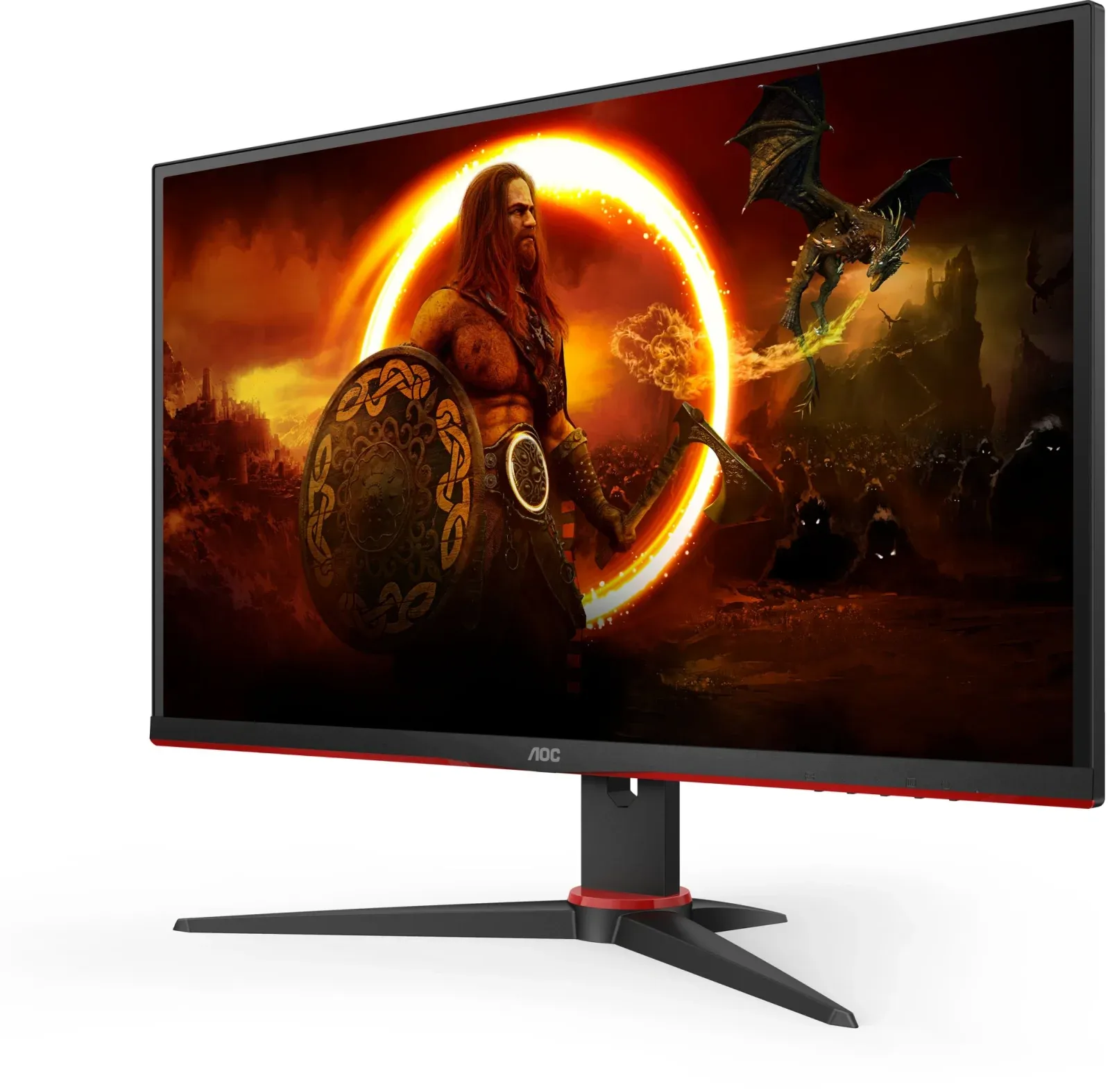 Монитор AOC 27 Gaming 27G2ZNE черный/красный VA LED 16:9 HDMI матовая Piv 250cd 178гр/178гр 1920x1080 240Hz FreeSync Premium Pro DP FHD 5.5кг - фото 3