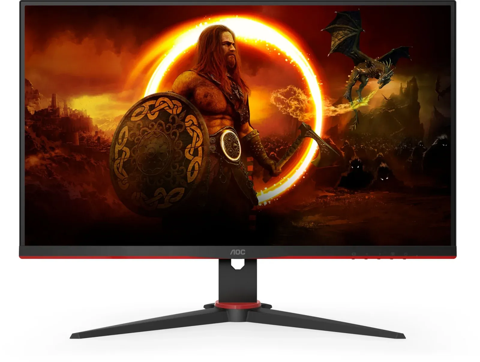 Монитор AOC 27 Gaming 27G2ZNE черный/красный VA LED 16:9 HDMI матовая Piv 250cd 178гр/178гр 1920x1080 240Hz FreeSync Premium Pro DP FHD 5.5кг - фото 8