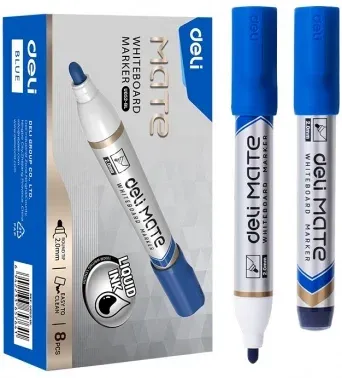 Маркеры DELI EU052-BL синий - фото 3