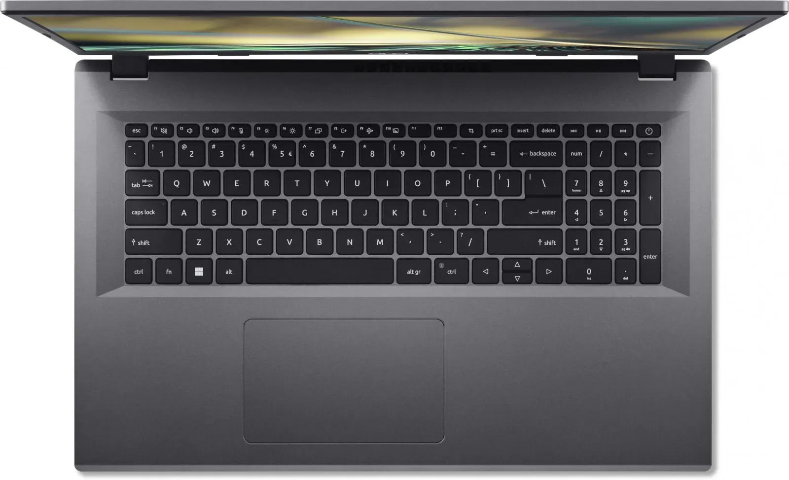 Ноутбук Acer Aspire 3 A317-55P-C3XL N-series N100 8Gb SSD512Gb Intel UHD Graphics 17.3 IPS FHD 1920x1080 без ОС silver WiFi BT Cam NX.KDKCD.00J - фото 4