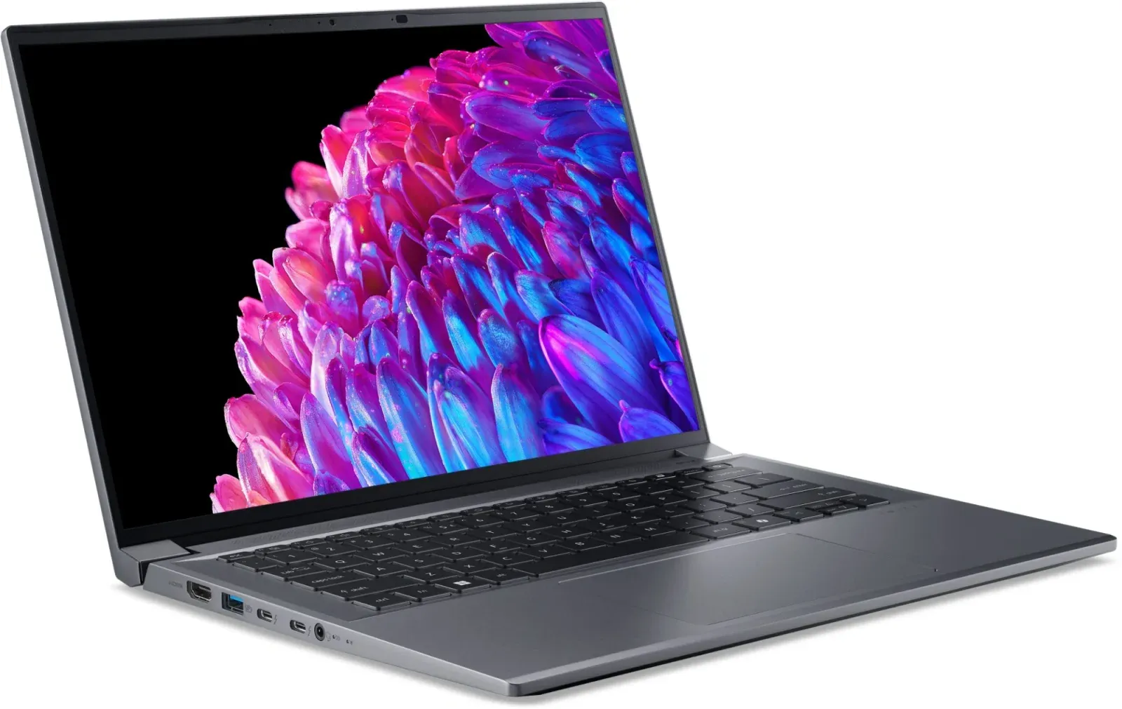 Ноутбук Acer Swift X 14 SFX14-72G-72DH Core Ultra 7 155H 32Gb SSD1Tb NVIDIA GeForce RTX4070 8Gb 14.5 OLED WQXGA+ 2880x1800 Windows 11 Home metall WiFi BT Cam NX.KTUCD.001 - фото 2