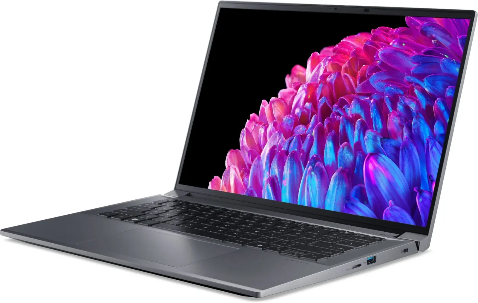 Ноутбук Acer Swift X 14 SFX14-72G-72DH Core Ultra 7 155H 32Gb SSD1Tb NVIDIA GeForce RTX4070 8Gb 14.5 OLED WQXGA+ 2880x1800 Windows 11 Home metall WiFi BT Cam NX.KTUCD.001 - фото 3