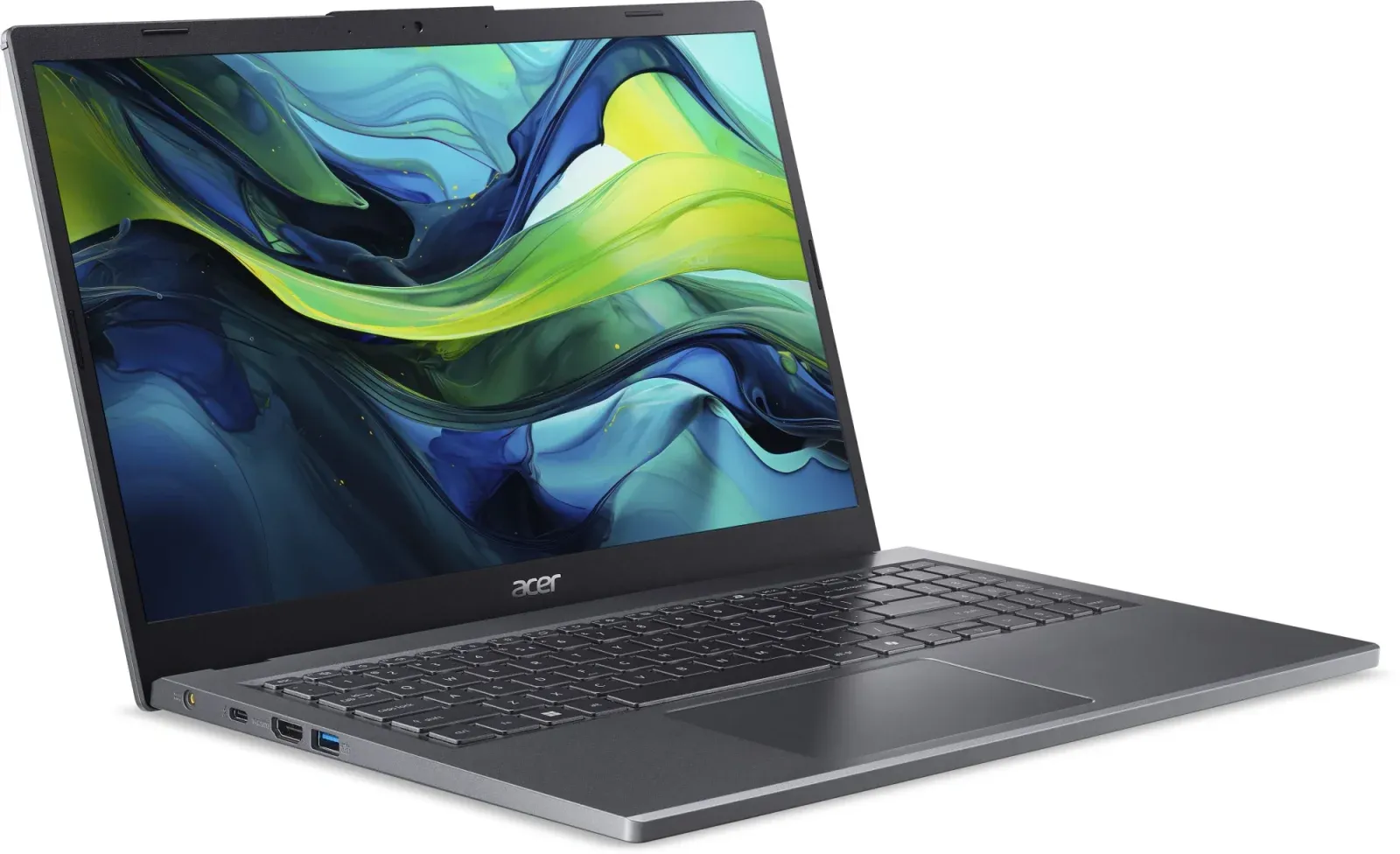 Ноутбук Acer Aspire 15 A15-51M-59MC Core 5 120U 16Gb SSD1Tb Intel Graphics 15.6 IPS FHD 1920x1080 без ОС metall WiFi BT Cam NX.KXSCD.005 - фото 2