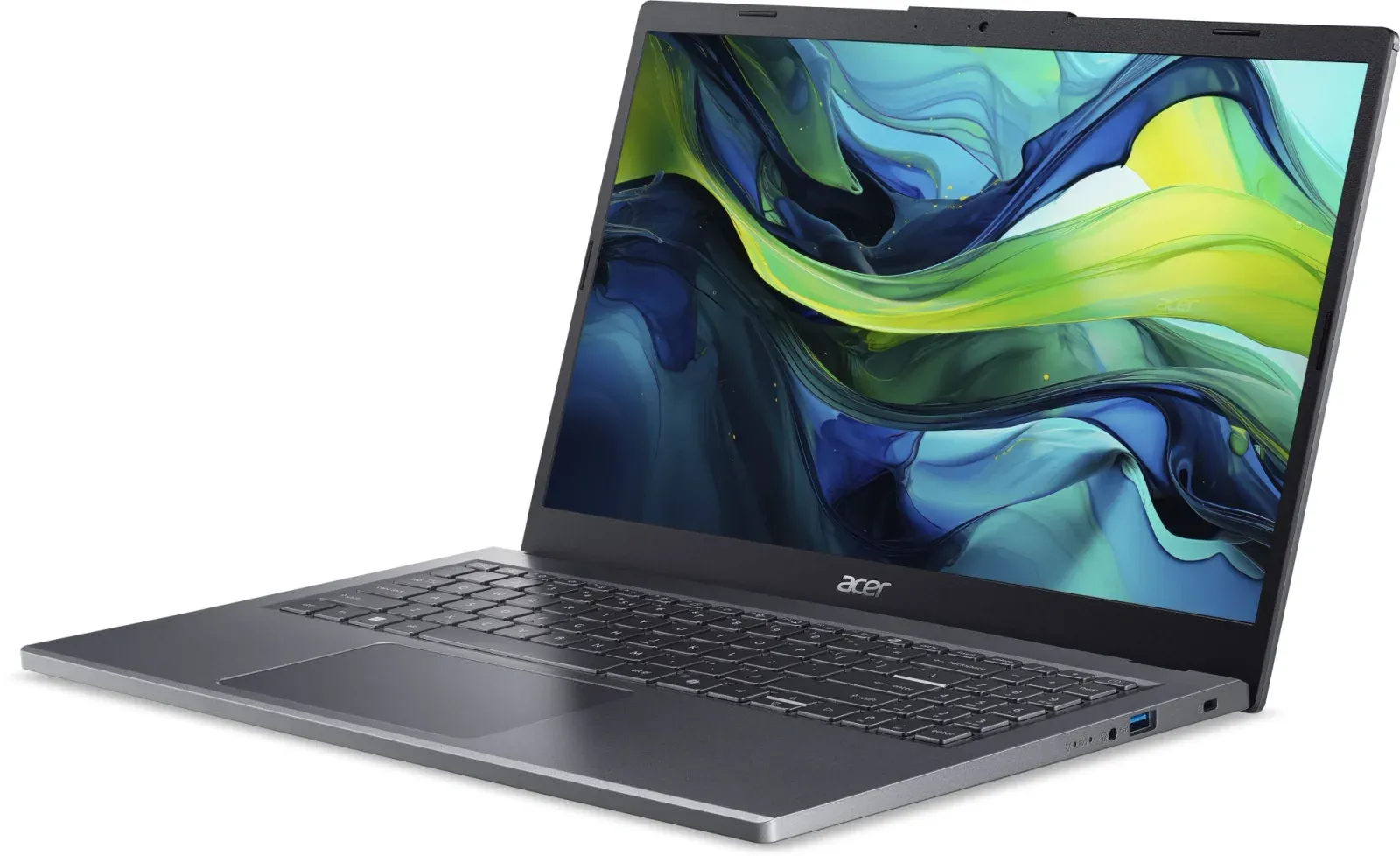 Ноутбук Acer Aspire 15 A15-51M-59MC Core 5 120U 16Gb SSD1Tb Intel Graphics 15.6 IPS FHD 1920x1080 без ОС metall WiFi BT Cam NX.KXSCD.005 - фото 3