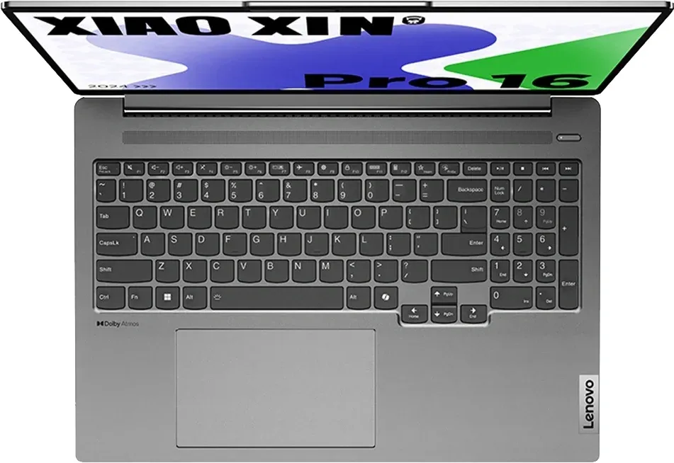 Ноутбук Lenovo Xiaoxin Pro16 IMH9 Core Ultra 5 125H 32Gb SSD1Tb Intel Arc 16 IPS 2.5K 2560x1600 Windows 11 Home grey WiFi BT Cam - фото 5