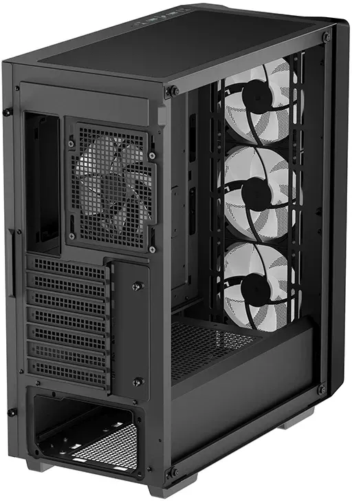 Корпус Deepcool CC560 Mesh V2 черный без БП ATX 4x120mm 5x140mm 2xUSB3.0 audio bott PSU - фото 6