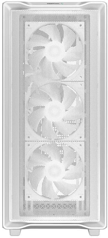 Корпус Deepcool CC560 Mesh V2 белый без БП ATX 4x120mm 5x140mm 2xUSB3.0 audio bott PSU - фото 3