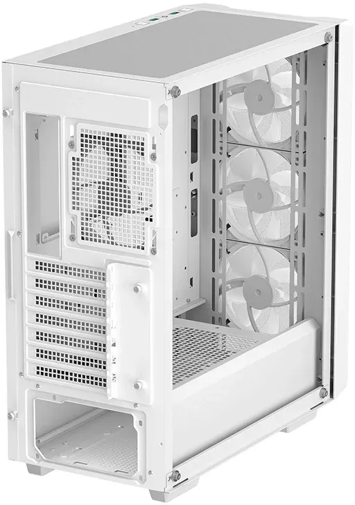 Корпус Deepcool CC560 Mesh V2 белый без БП ATX 4x120mm 5x140mm 2xUSB3.0 audio bott PSU - фото 6