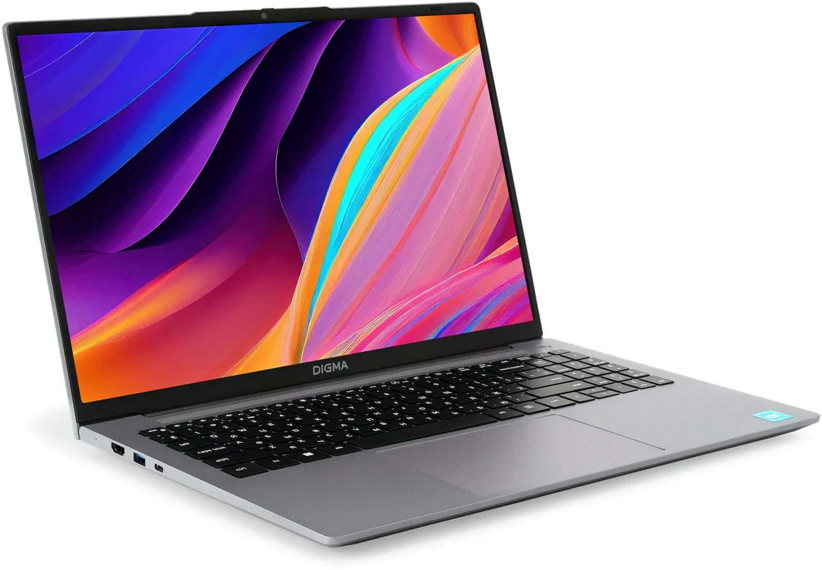 Ноутбук Digma EVE C5805 N-series N100 8Gb SSD256Gb Intel UHD Graphics 16 IPS WUXGA 1920x1200 Windows 11 Pro dk.grey WiFi BT Cam 6000mAh DN16N1-8CXW01 - фото 2