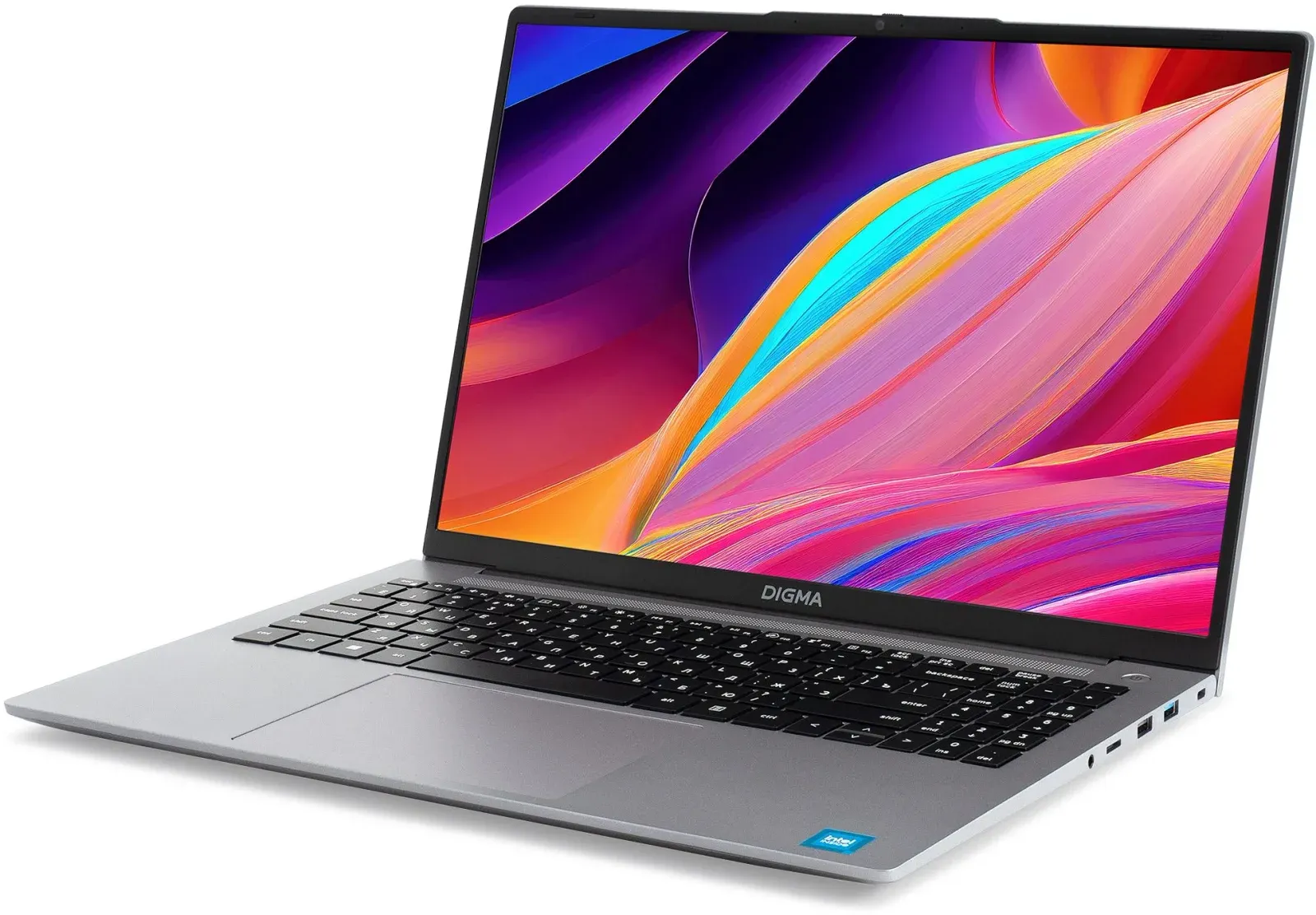 Ноутбук Digma EVE C5805 N-series N100 8Gb SSD256Gb Intel UHD Graphics 16 IPS WUXGA 1920x1200 Windows 11 Pro dk.grey WiFi BT Cam 6000mAh DN16N1-8CXW01 - фото 3