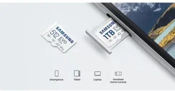 Флеш карта microSDXC 512GB Samsung MB-MC512SA EVO Plus + adapter - фото 8
