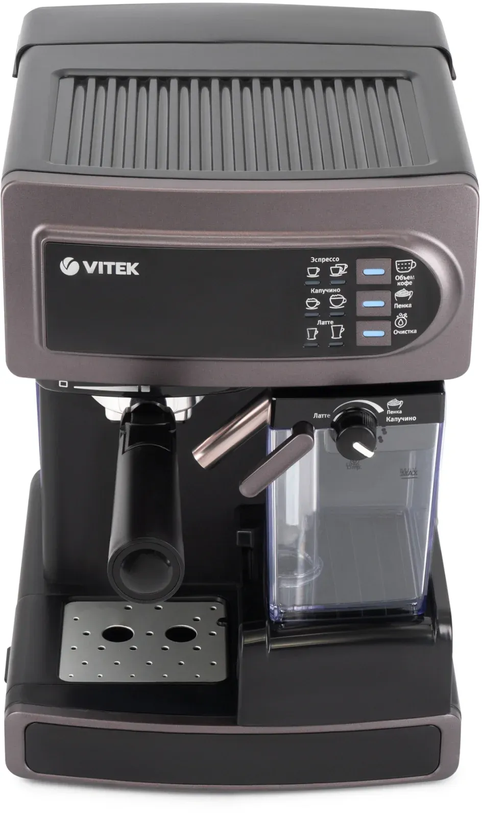Кофеварка рожковая Vitek VT-1517 VT 1238Вт фиолетовый - фото 3