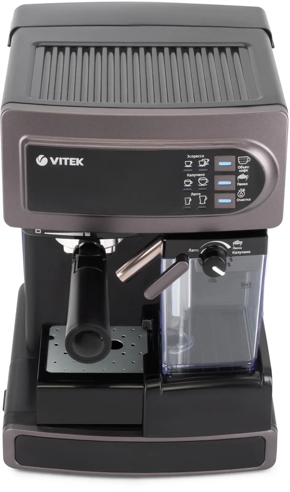 Кофеварка рожковая Vitek VT-1517 VT 1238Вт фиолетовый - фото 4