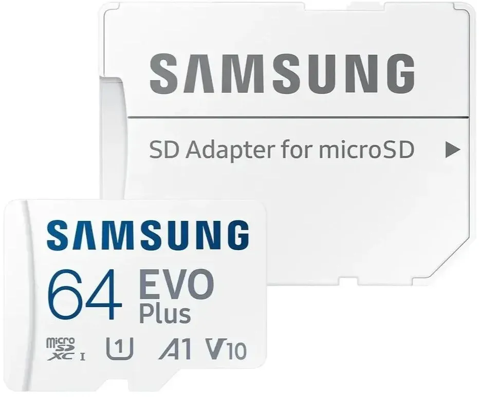 Флеш карта microSDXC 64GB Samsung MB-MC64SA EVO Plus + adapter - фото 1